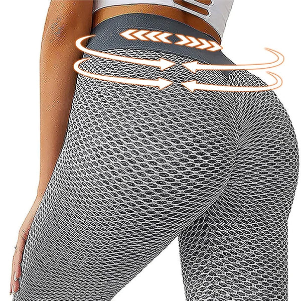 3D Mesh Knitting Yoga Pants Women High Waist Push Up Seamless Sport Legging Gym Tights Quick Dry Running Fitness Pants - Style & Grace Co