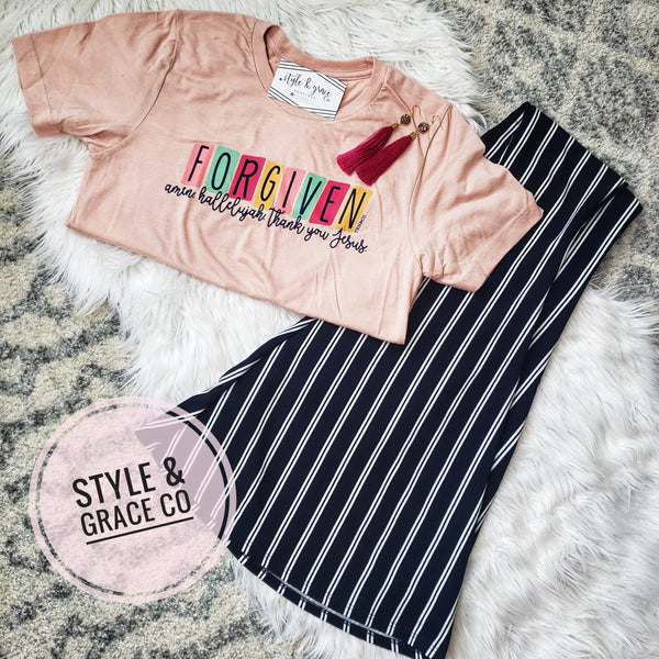 Forgiven. Tee - Style & Grace Co
