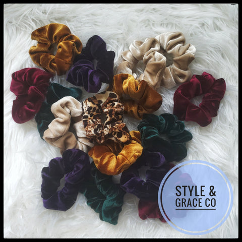 Velvet Hair Tie Multi Pack - Style & Grace Co