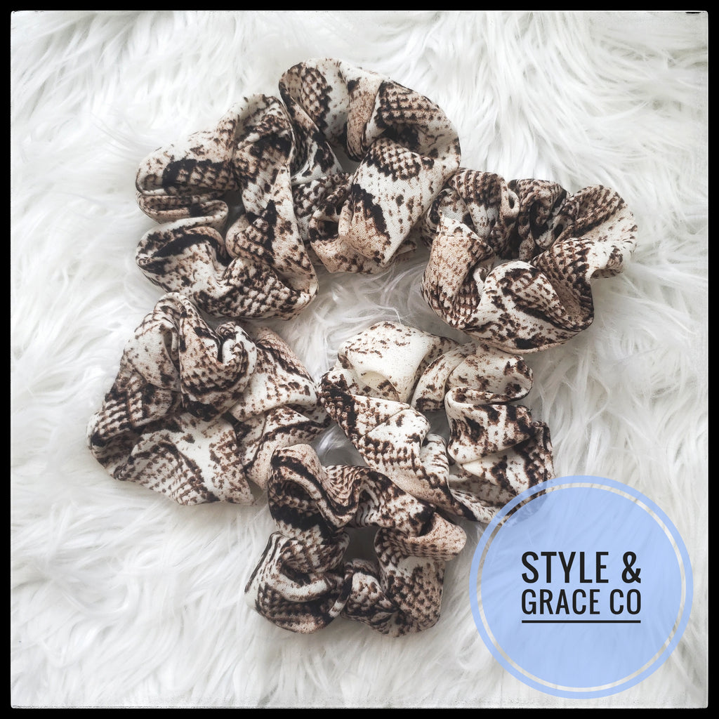Snake Print Hair Tie - Style & Grace Co
