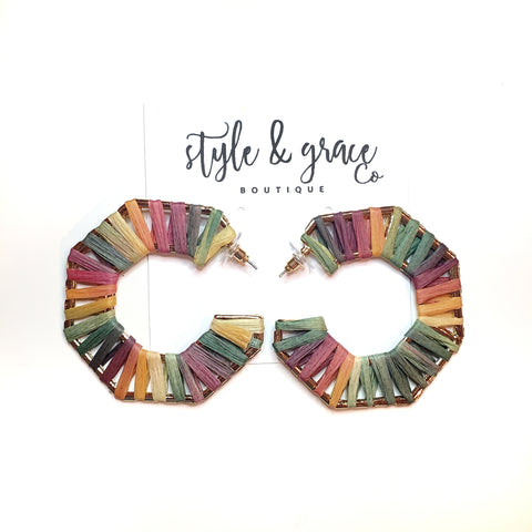 Weekender Hoop Earrings - Style & Grace Co