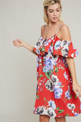 Fun In Floral Mini Dress - Style & Grace Co