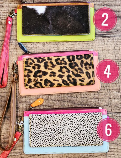 Aria Leather Wallet Wristlet - Style & Grace Co