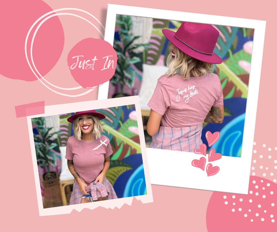 Jesus Has My Back Tee - Style & Grace Co