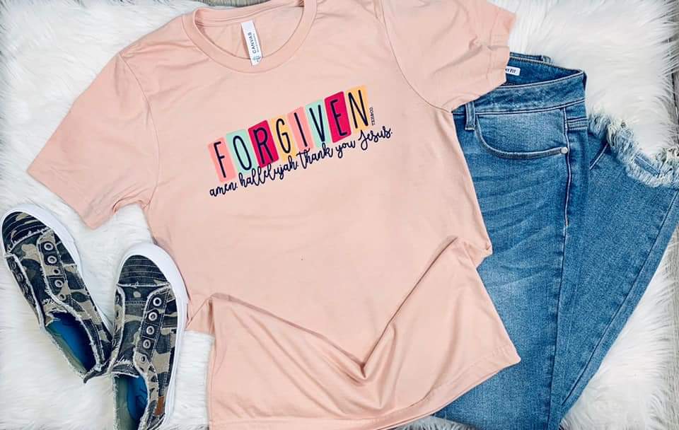 Forgiven. Tee - Style & Grace Co