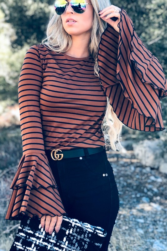 Boho Double Bell Top - Style & Grace Co