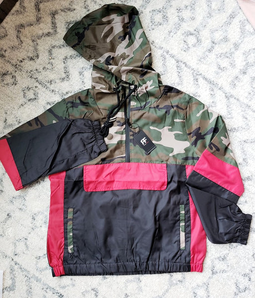 Camo Windbreaker - Style & Grace Co