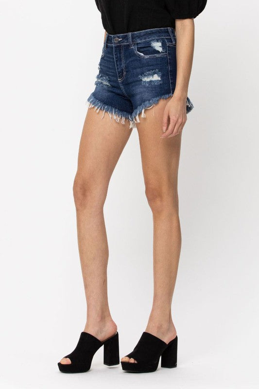 Cheeky Cutoff Denim Short - Style & Grace Co