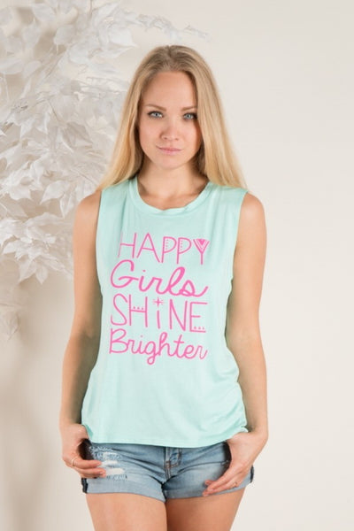 Happy Girls Tank - Style & Grace Co