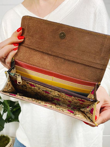 Xandi Leather and Hair on Hide Wallet - Style & Grace Co