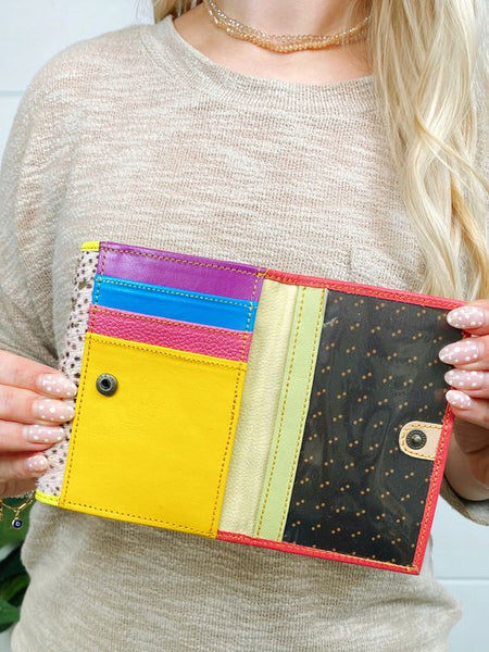 Billie Leather and Hair on Hide Wallet - Style & Grace Co