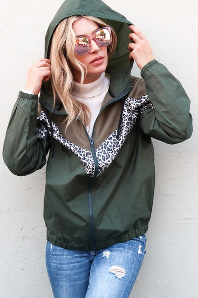 Animal Print Windbreaker - Style & Grace Co