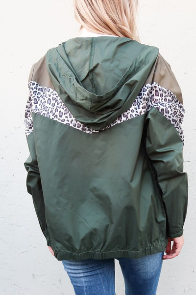 Animal Print Windbreaker - Style & Grace Co