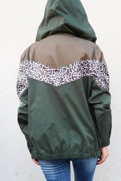 Animal Print Windbreaker - Style & Grace Co