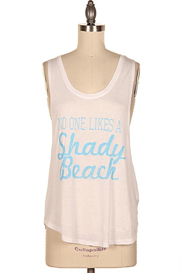 Nobody Likes A Shady Beach Tank - Style & Grace Co